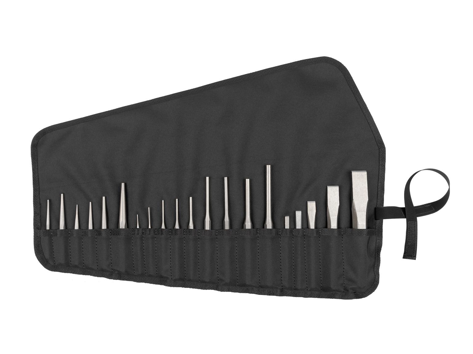 Punch and Chisel Set with Pouch (20-Piece)