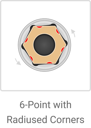 12-Point with radiused corners
